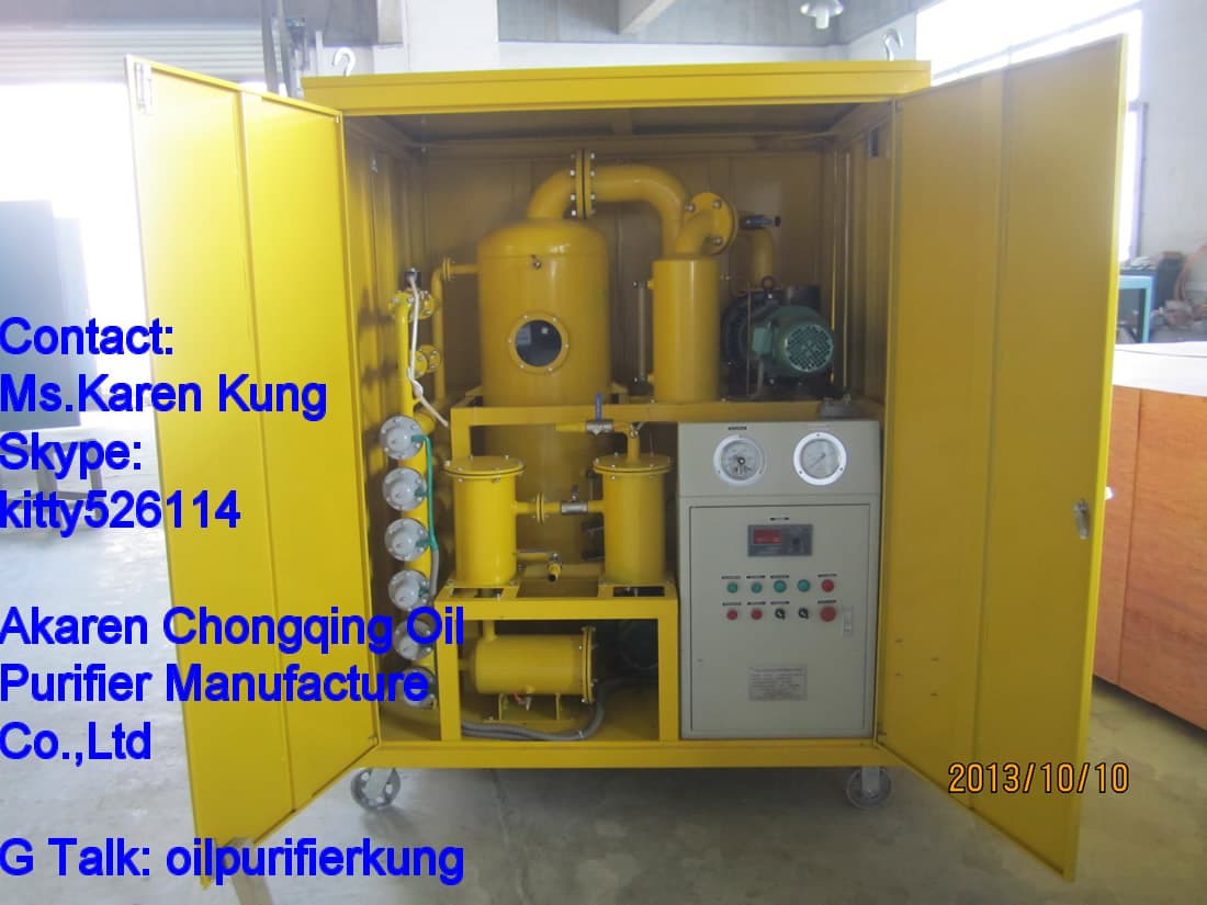 Mobile Dielectric Oil Purification plant 6000